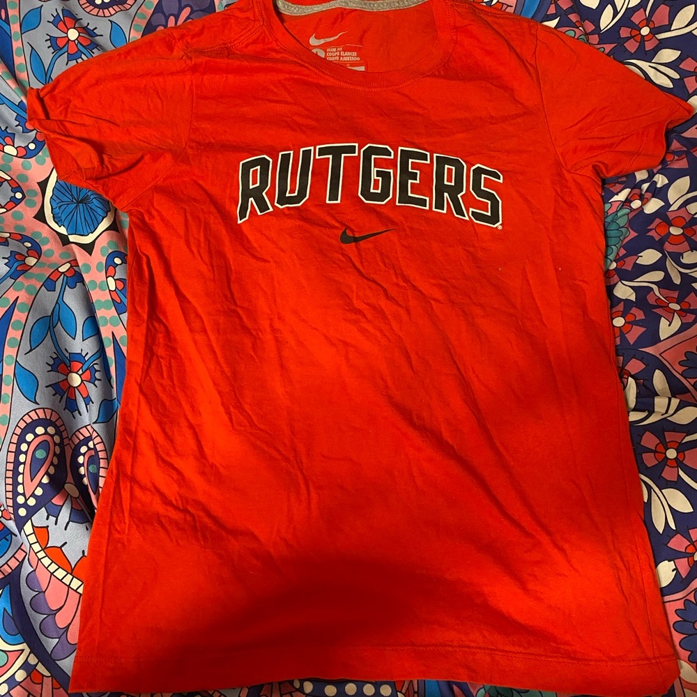 NWOT Nike Rutgers Slim Fit Women’s tee